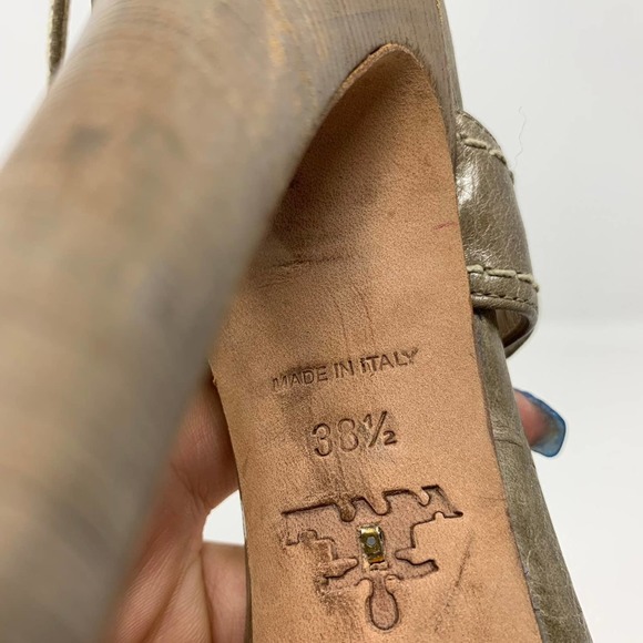 Prada strappy stacked heel slingback - Picture 9 of 10